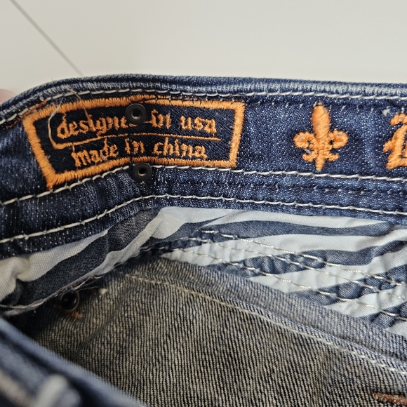 Rock Revival Women's Ellar Blue Slim Boot Cut Jeans - Size 26. - Picture 6 of 16